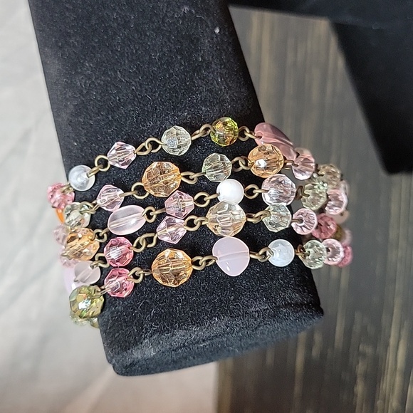 Multi-Strand Bracelet with Bead Accents - Picture 4 of 6